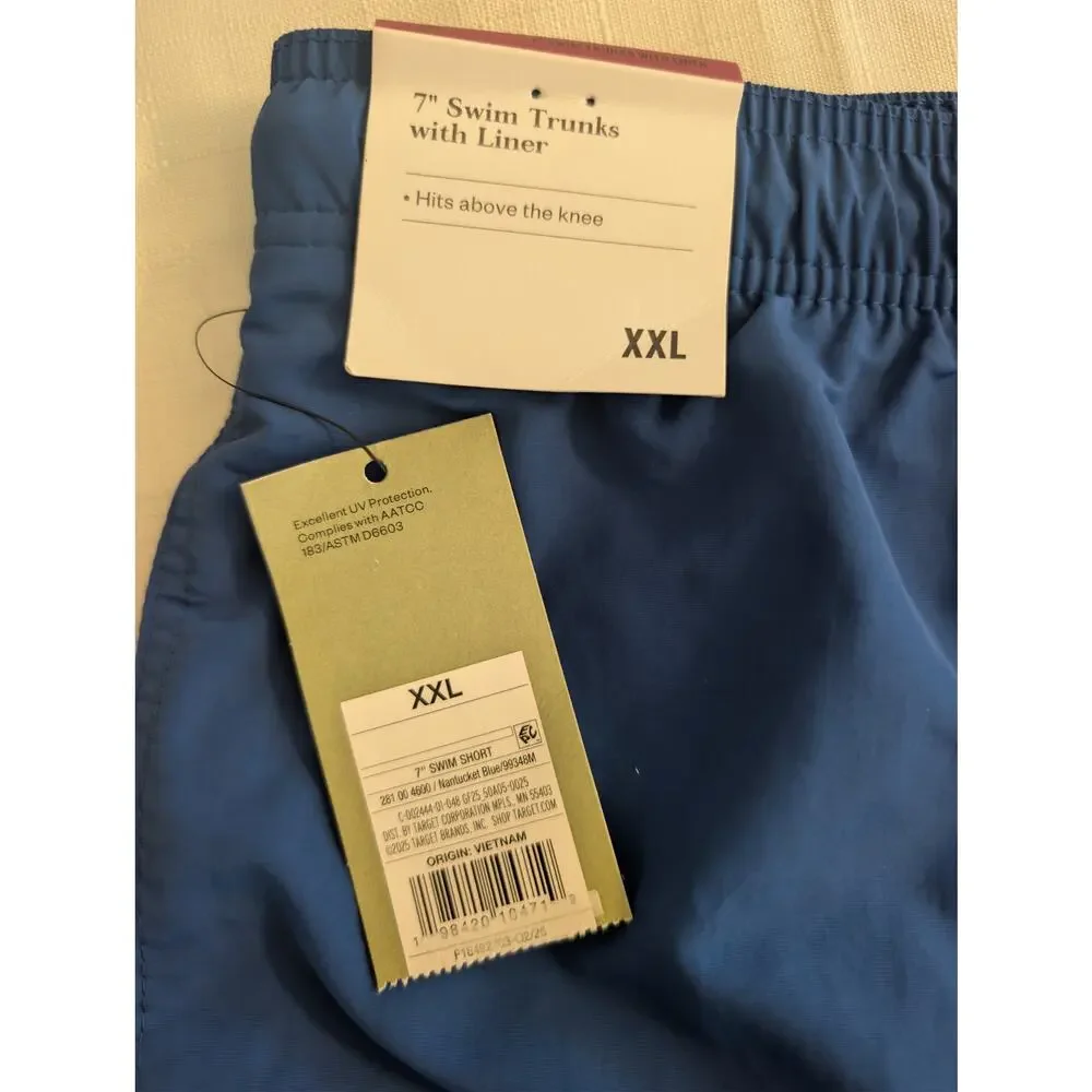 Goodfellow Blue Swim Shorts XXL